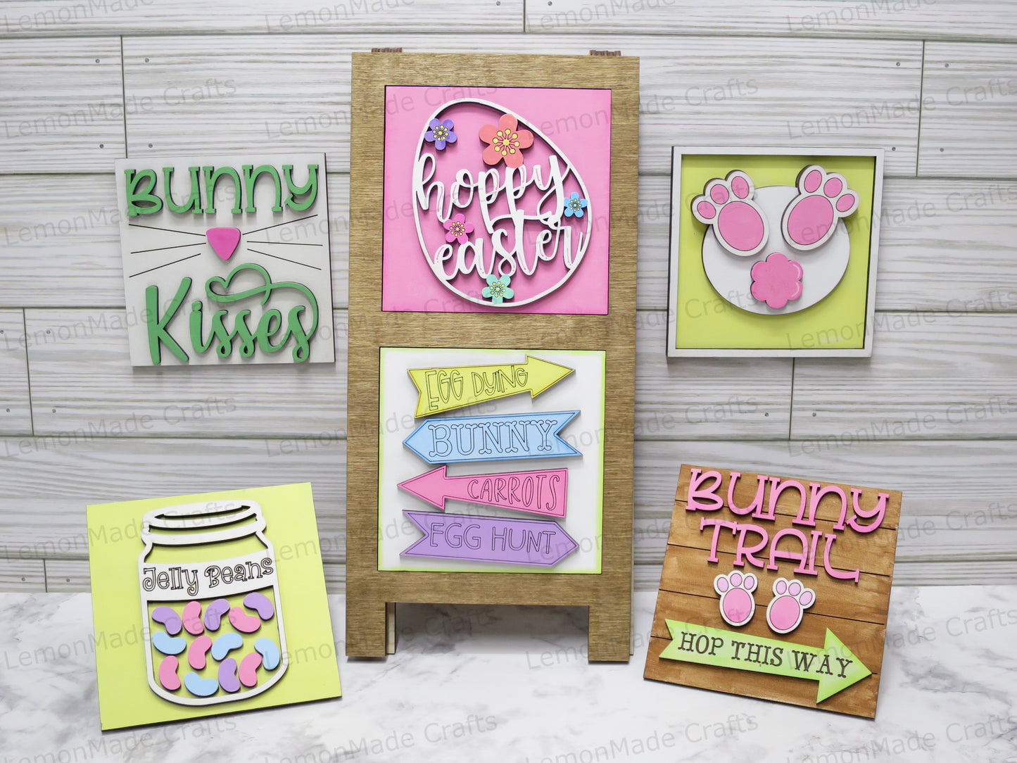 Interchangeable Tile: Spring Easter Bunny