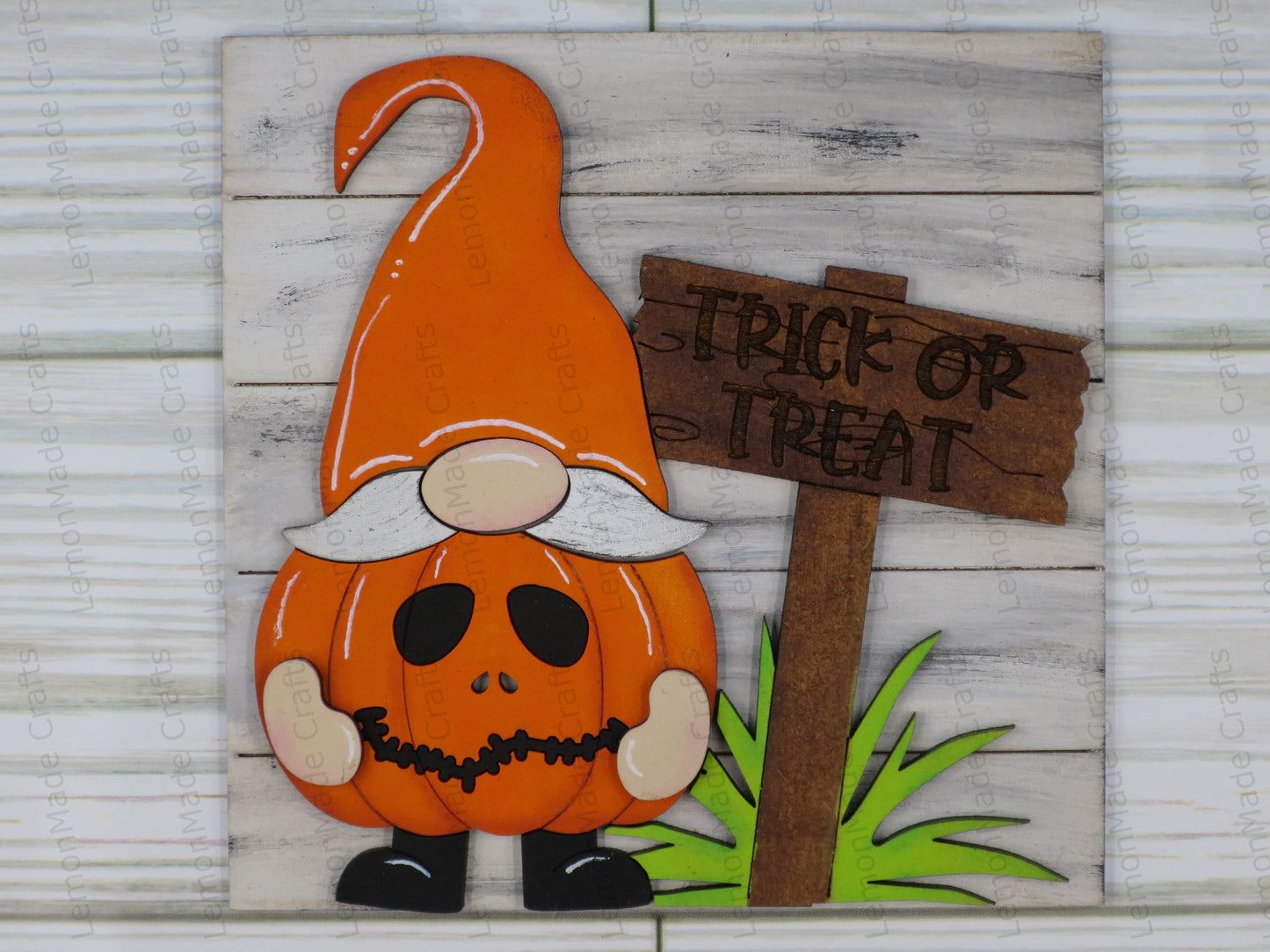 Interchangeable Tile: Fall Gnome Halloween