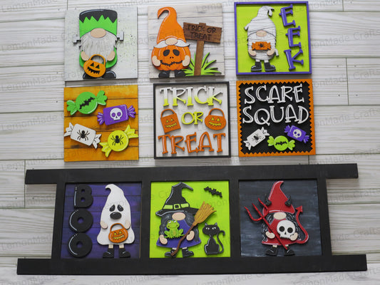 Interchangeable Tile: Fall Gnome Halloween