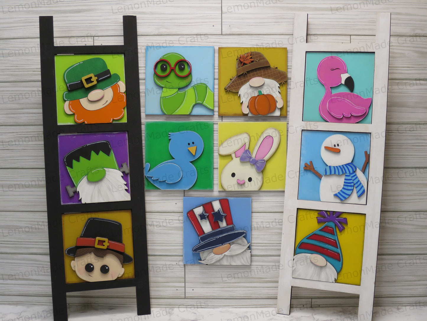 Interchangeable Tile: Holiday Faces