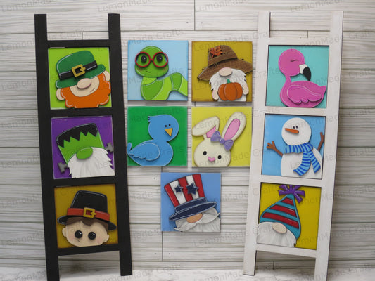 Interchangeable Tile: Holiday Faces