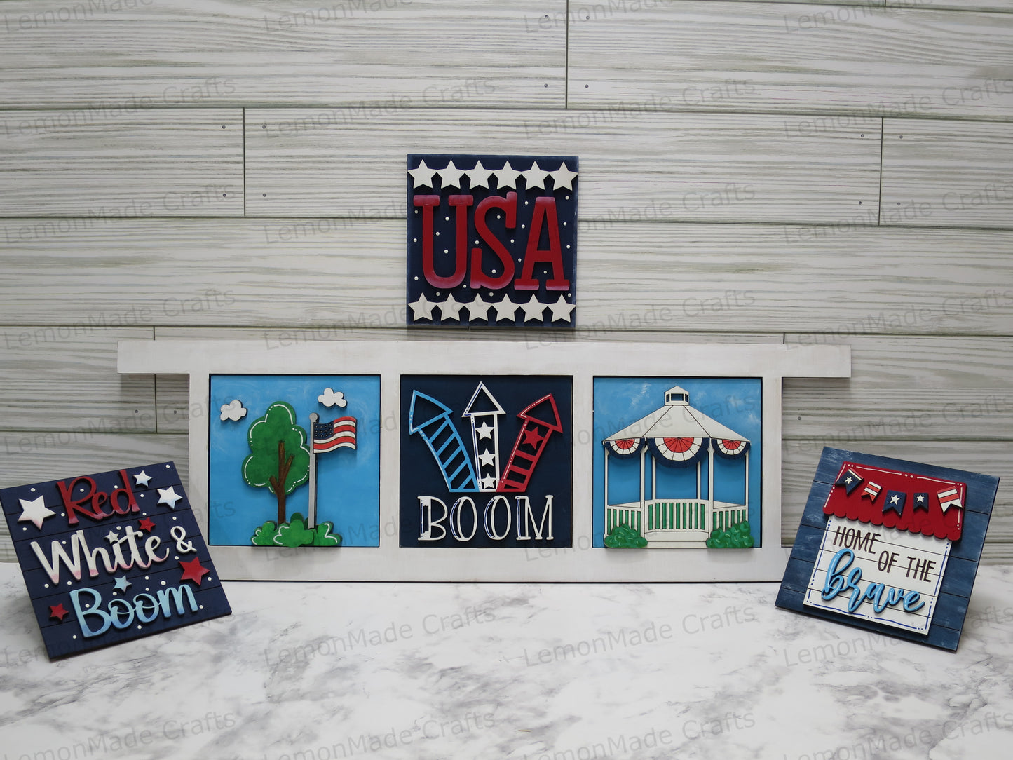 Interchangeable Tile: Fourth of July