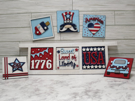 Interchangeable Tile: 4th of July Summer