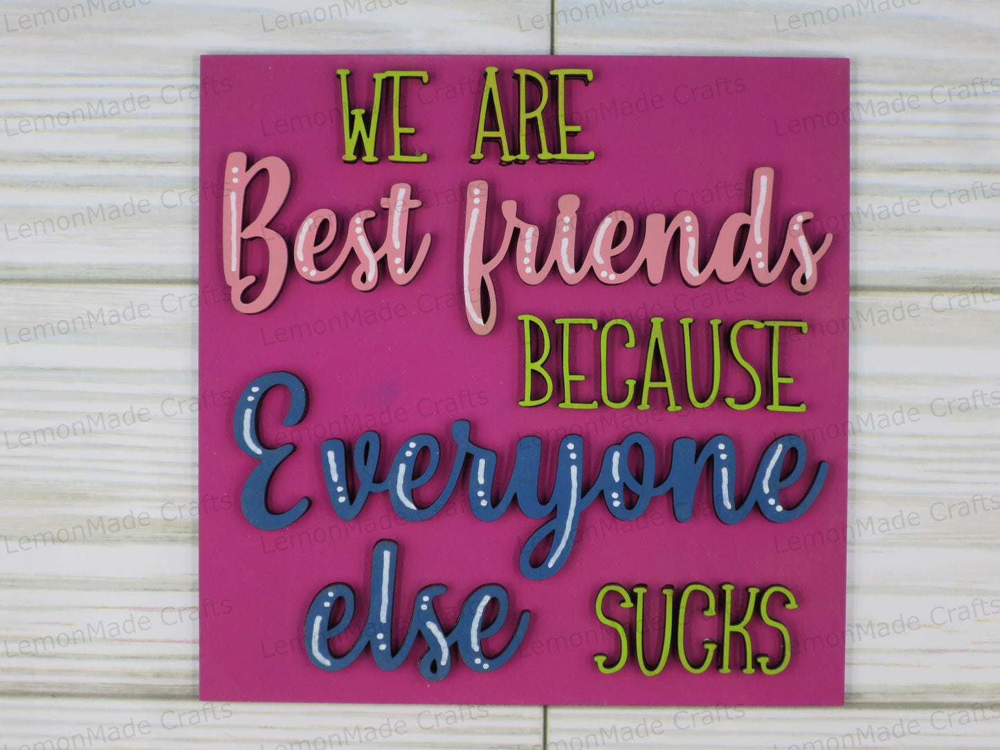 Interchangeable Tile: Friendship