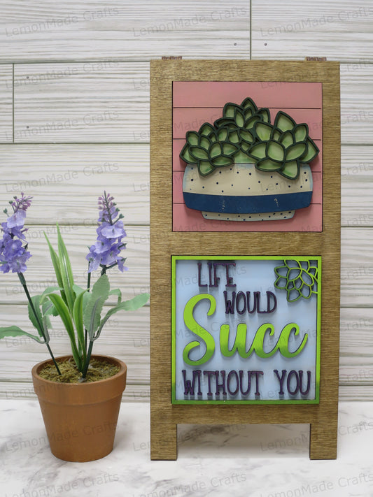 Interchangeable Tile: Succulent