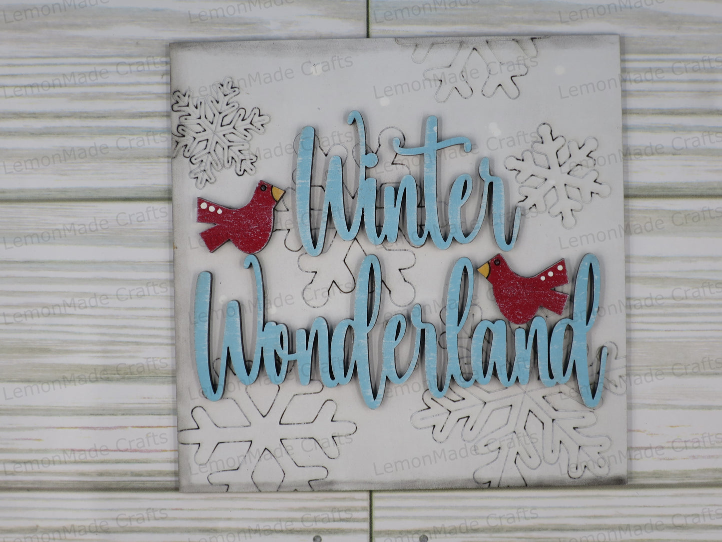 Interchangeable Tile: Winter Snowman