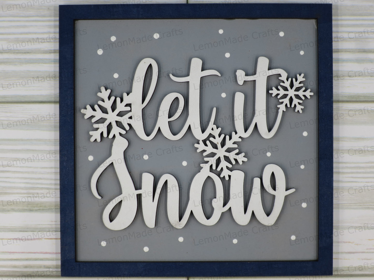 Interchangeable Tile: Winter Snowman