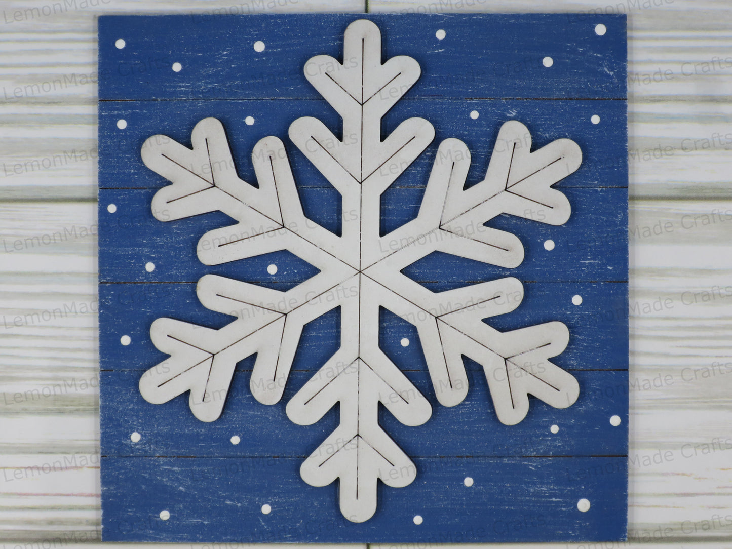 Interchangeable Tile: Winter Snowman