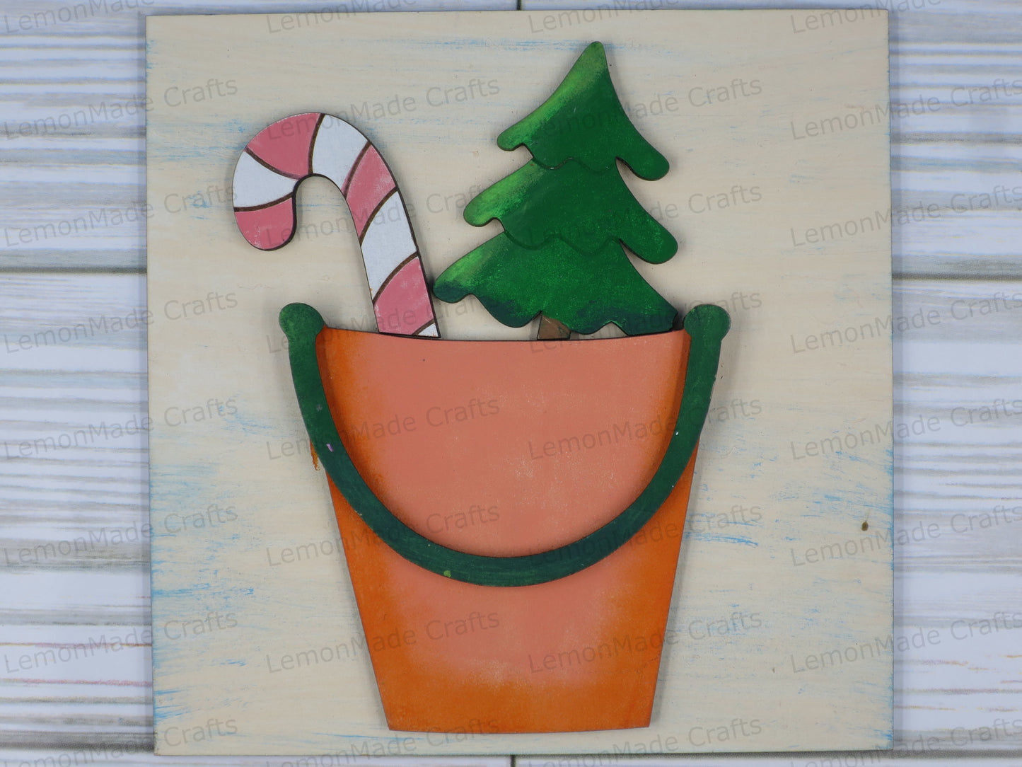 Interchangeable Tile: Winter Tropical Christmas