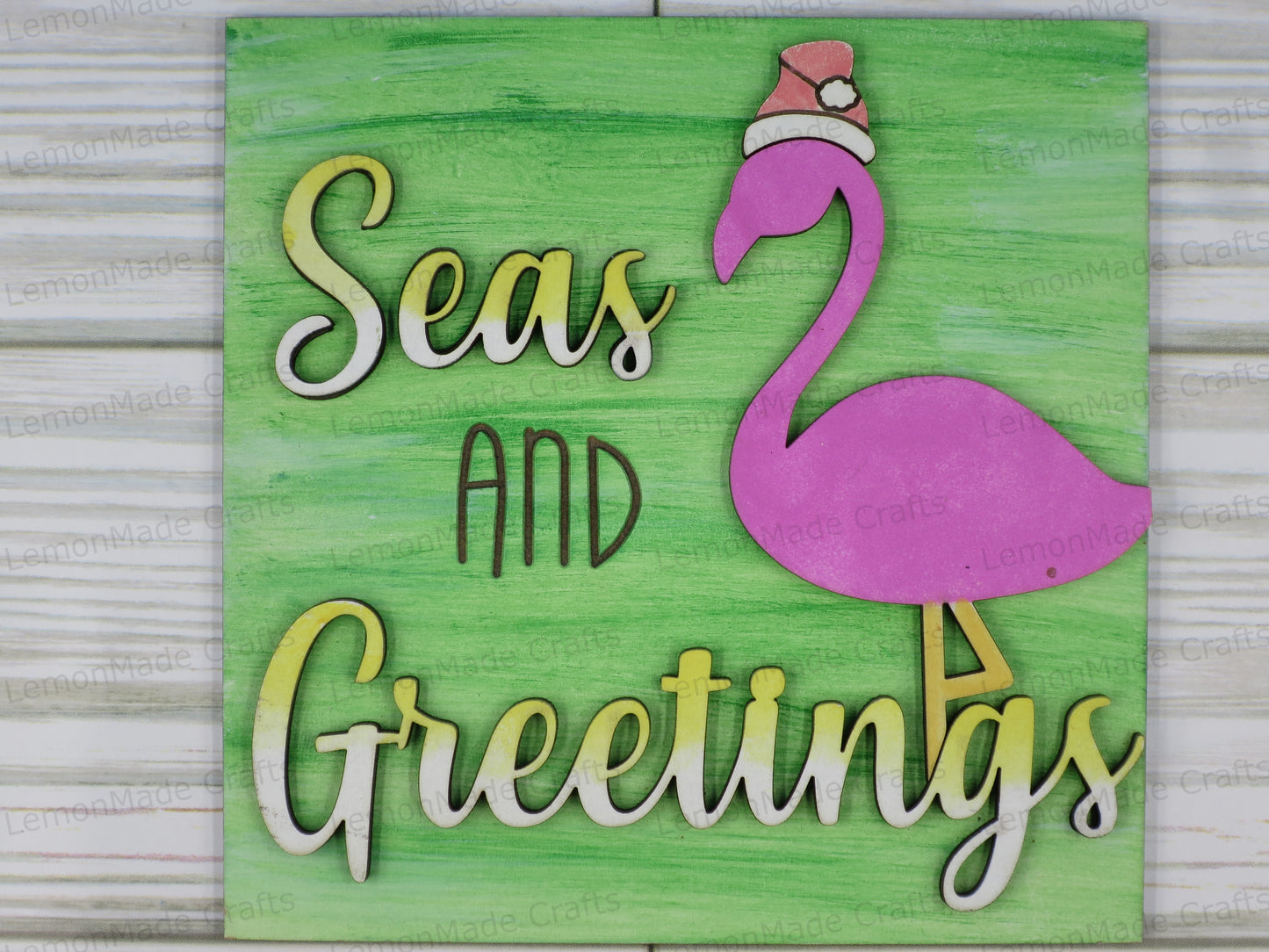 Interchangeable Tile: Winter Tropical Christmas