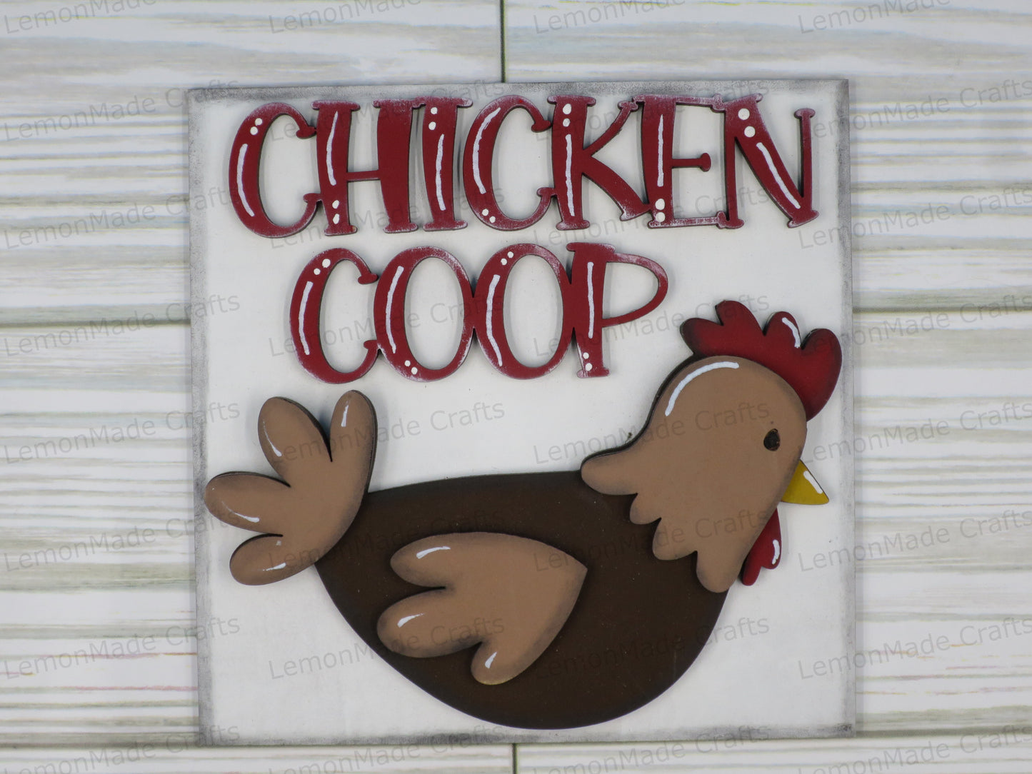Interchangeable Tile: Farm Chicken