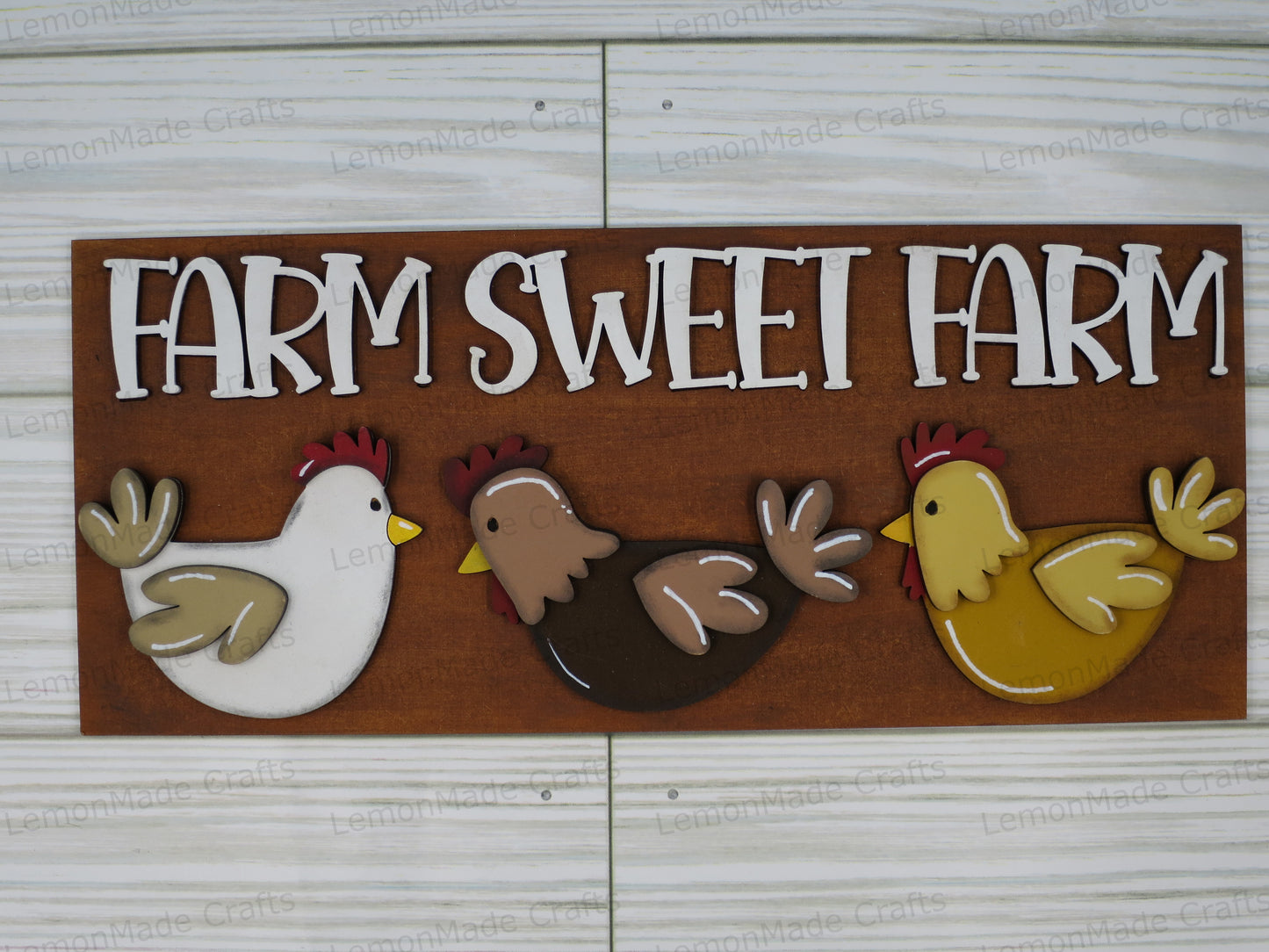 Interchangeable Tile: Farm Chicken