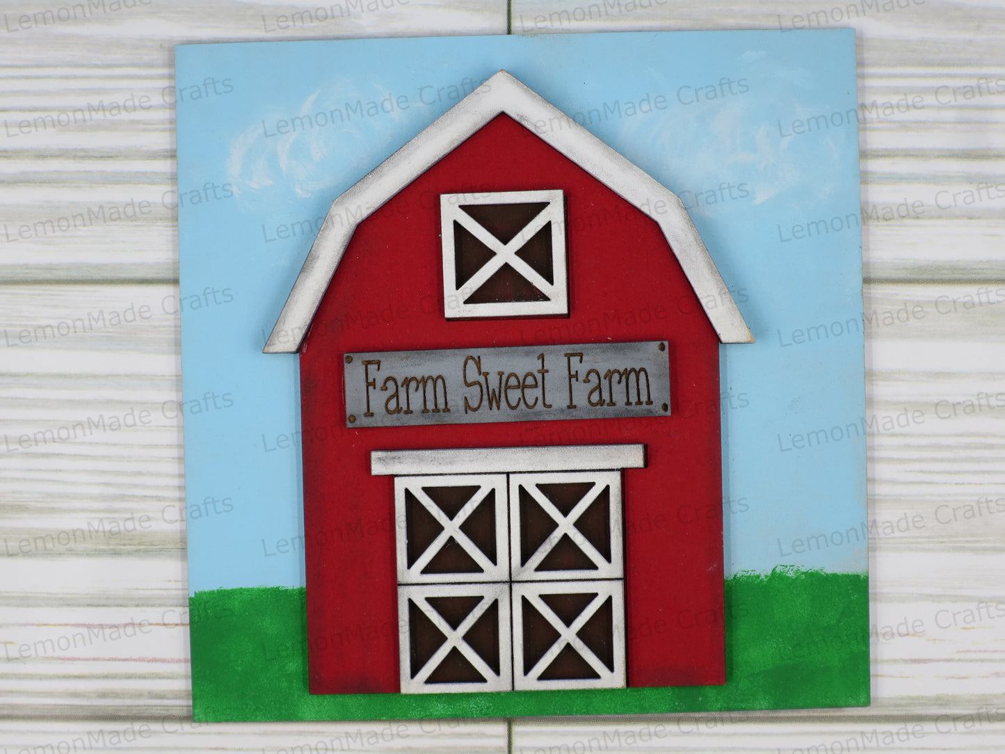 Interchangeable Tile: Farm Highland Cows