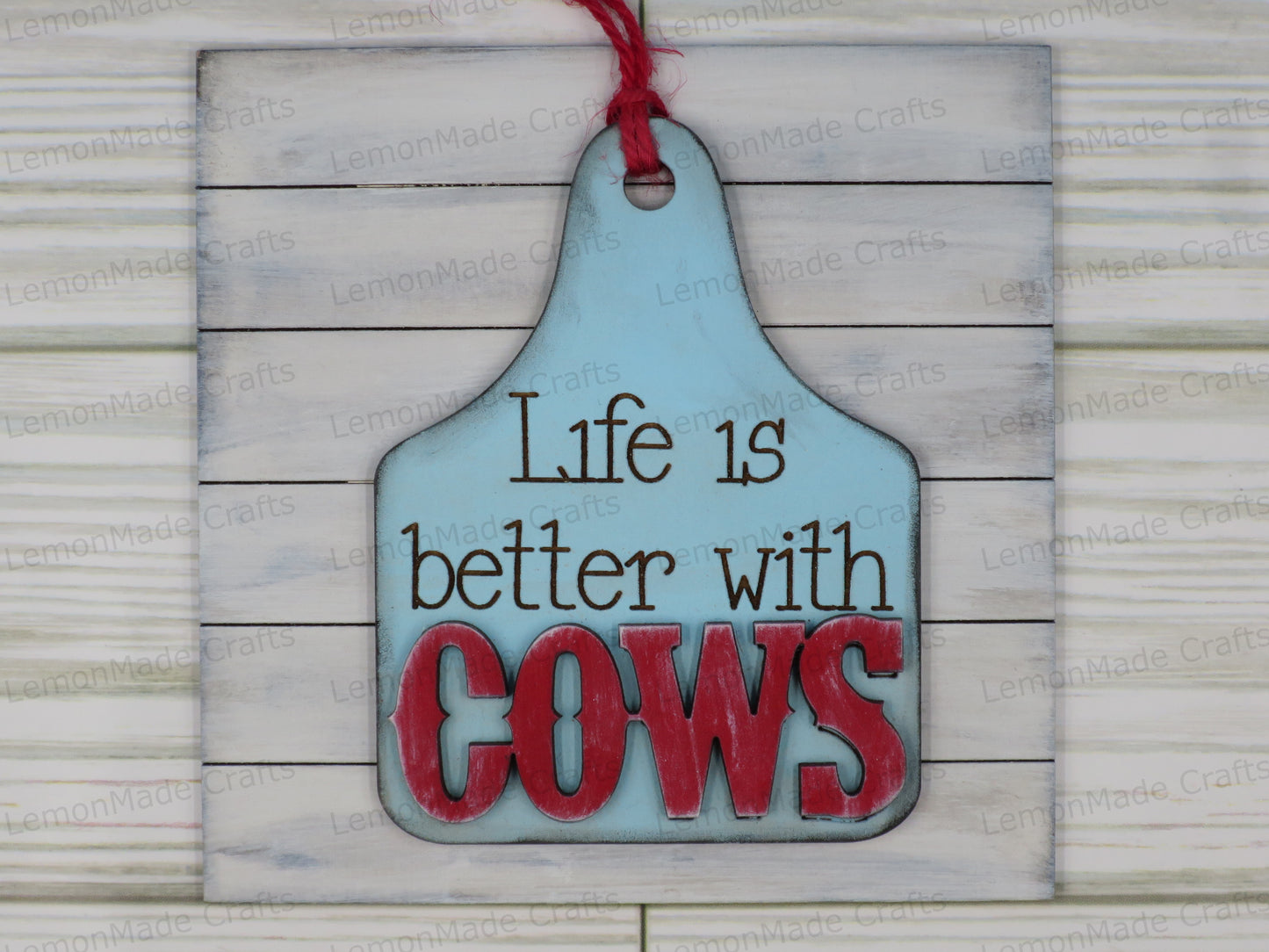 Interchangeable Tile: Farm Highland Cows