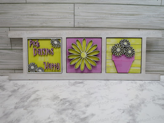Interchangeable Tile: Spring Daisy