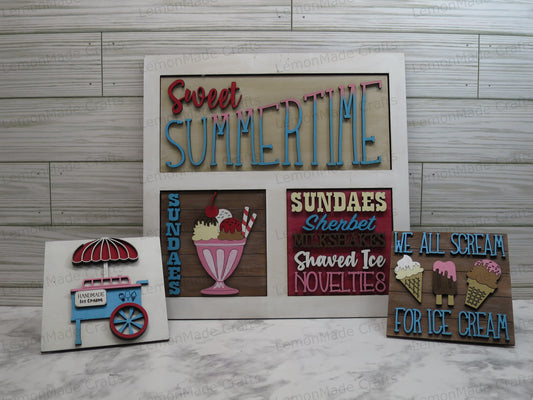 Interchangeable Tile: Vintage Ice Cream
