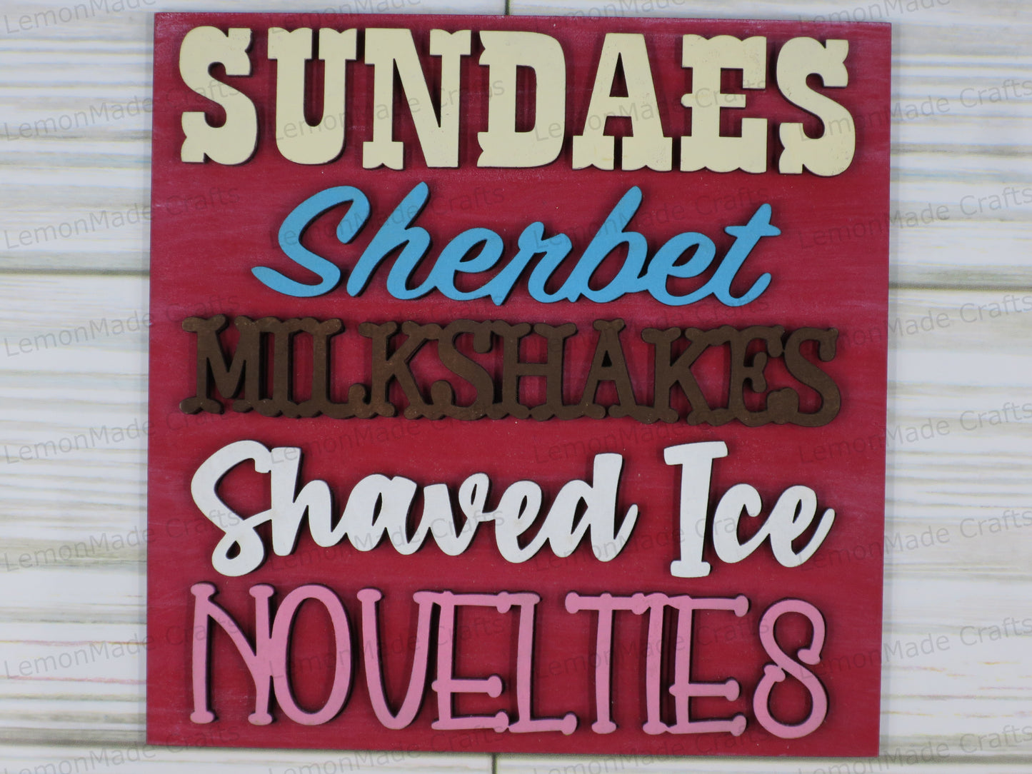 Interchangeable Tile: Vintage Ice Cream