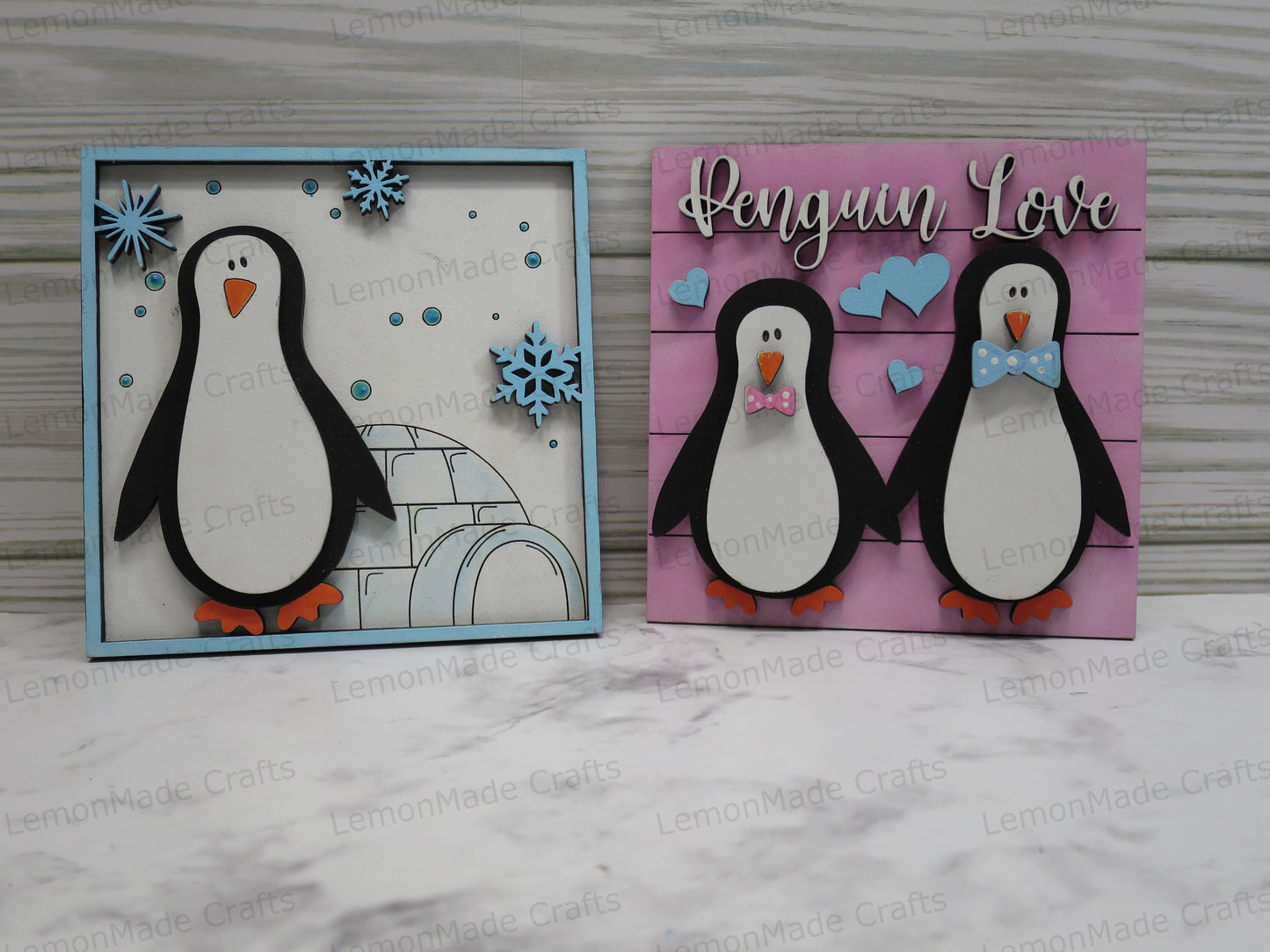 Interchangeable Tile: Winter Penquin