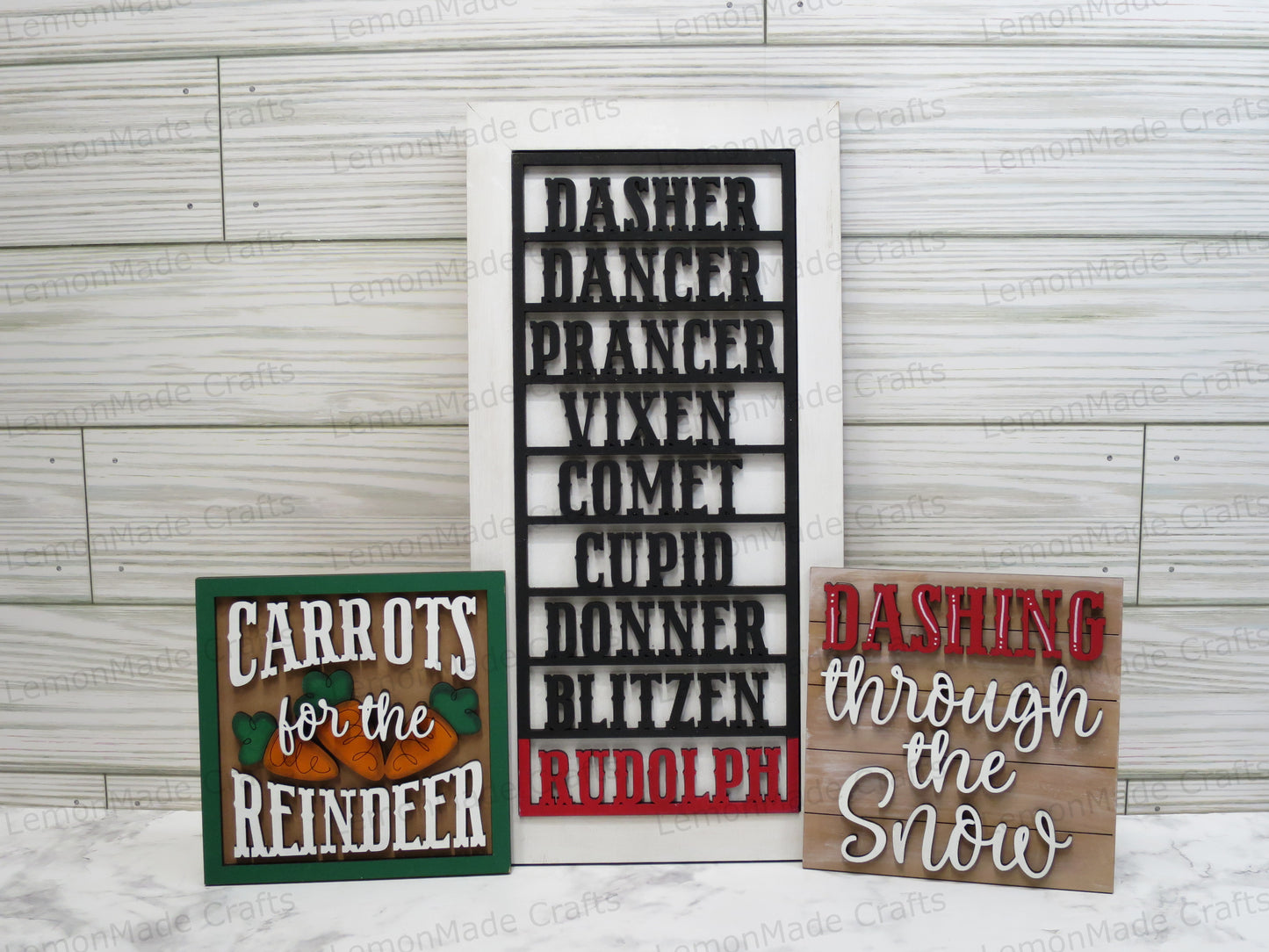 Interchangeable Tile: Rudolph Christmas