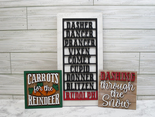 Interchangeable Tile: Rudolph Christmas