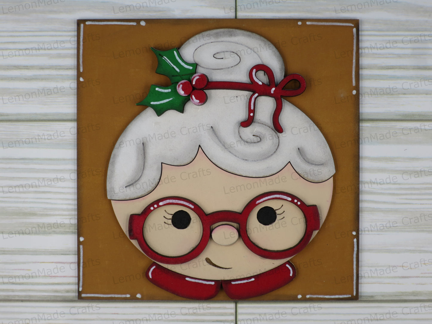 Interchangeable Tile: Santa & Mrs. Christmas
