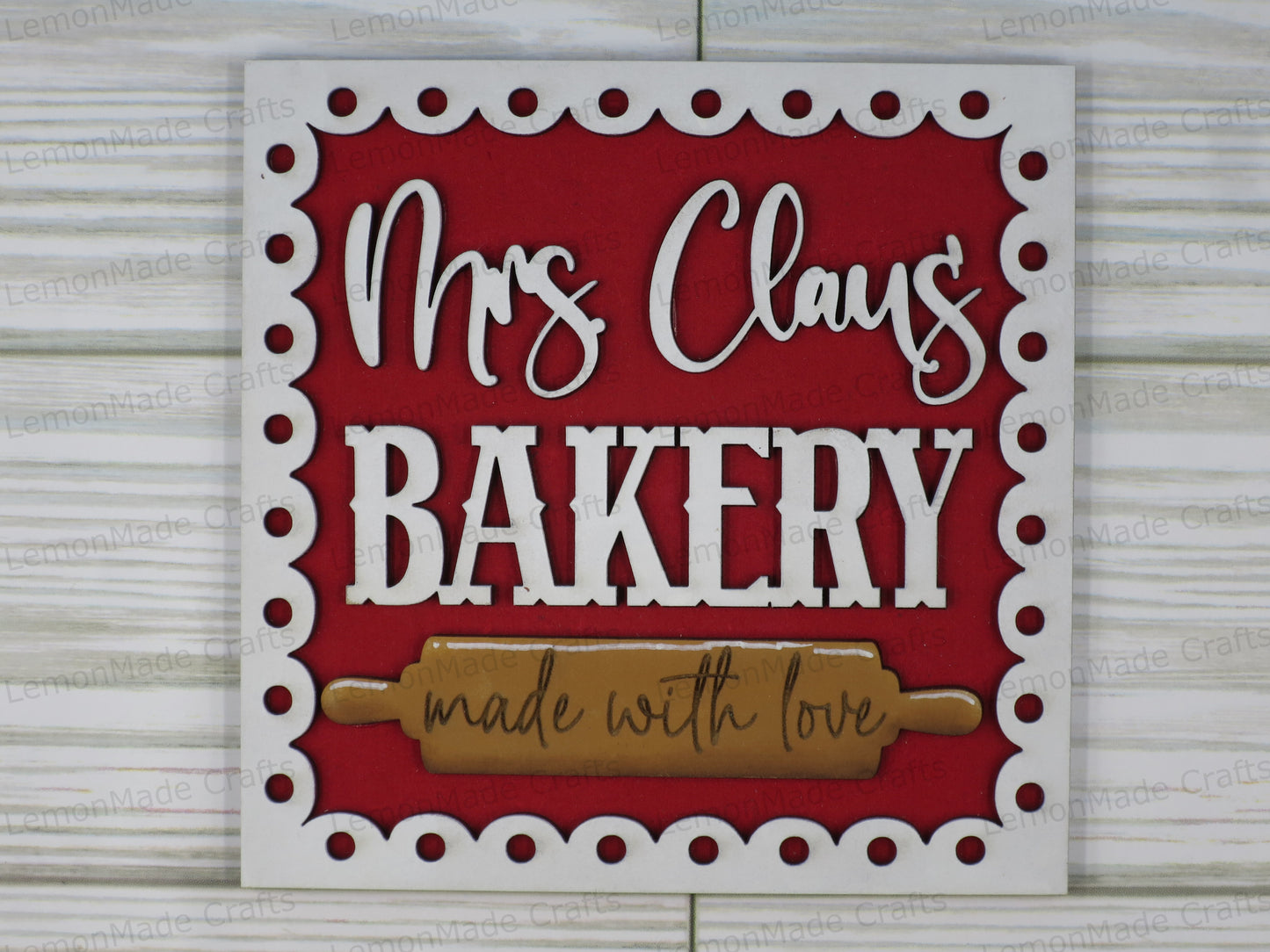 Interchangeable Tile: Santa & Mrs. Christmas