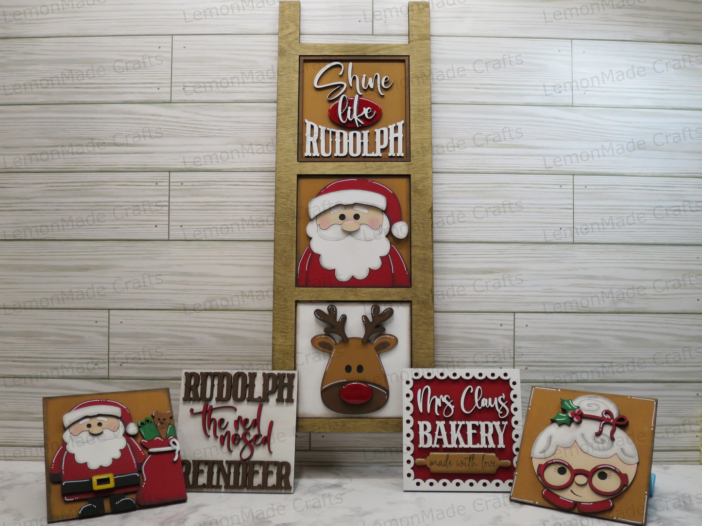 Interchangeable Tile: Santa & Mrs. Christmas