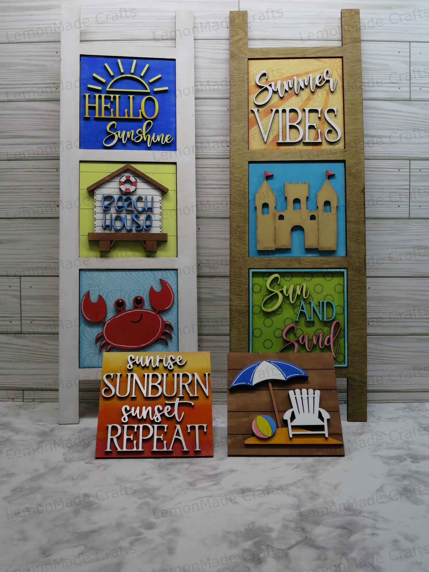 Interchangeable Tile: Summertime Beach