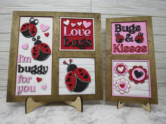 Interchangeable Tile: Ladybug Valentines