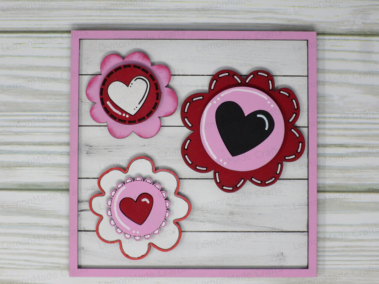 Interchangeable Tile: Ladybug Valentines